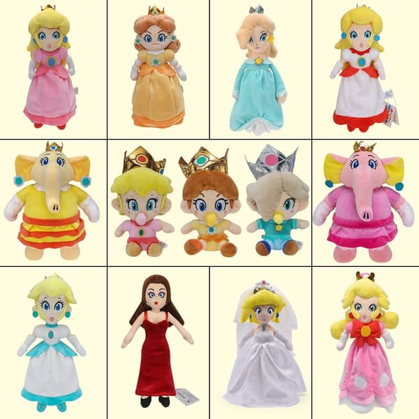 Mario Daisy Prinsesse Plyslegetøj - Gave til Børn 17 * 9 * 26cm