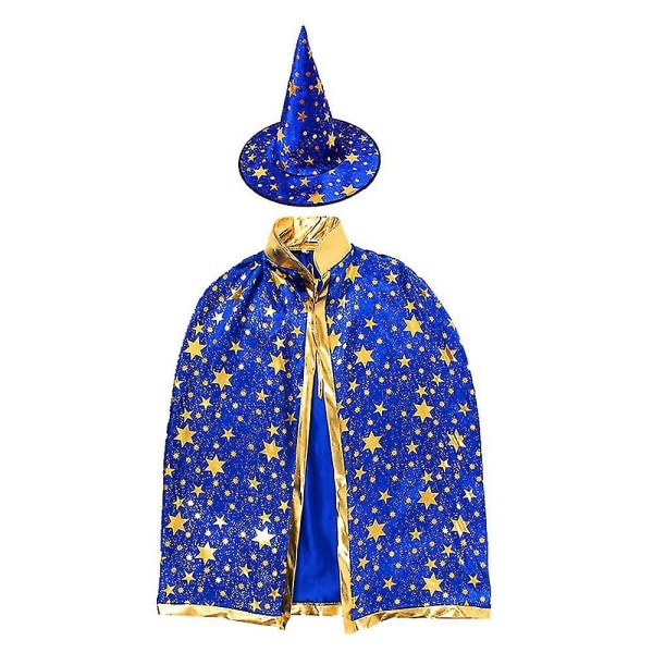 Wizard Cape With Hat,halloween Kids Costumes,witch Cape For Childr