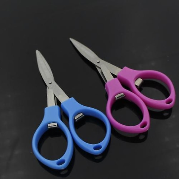 Stainless Steel Collapsible Mini Scissors Tool (random Color Delivery)