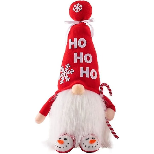 Christmas Gnome Decorations Swedish Tomte Plush Gnomes Santa Dolls With Lights (no Battery)1pcs