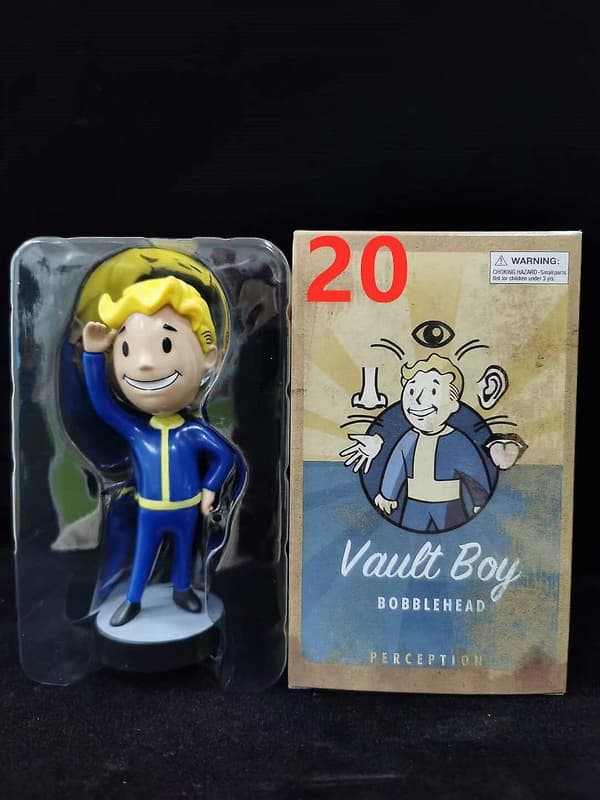 Fallout Vault Boy Bobble Head PVC Actionfigur Samleobjekt Modellleketøy Style 20
