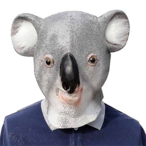 Halloween Latex Mask Party Koala Mask Party Costume Props
