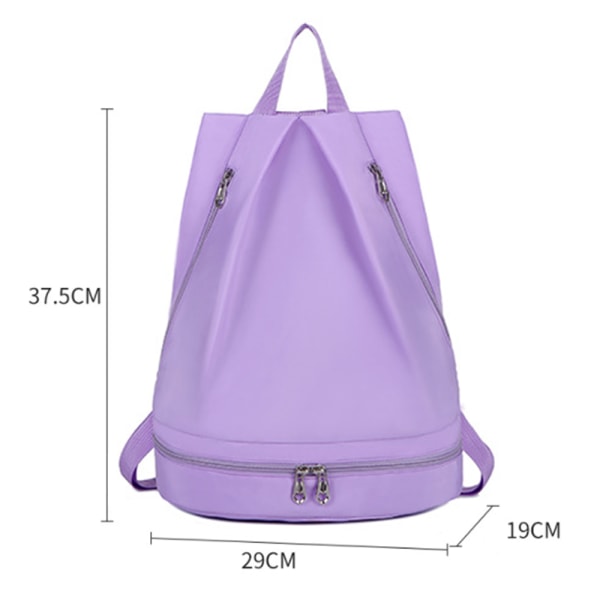 Wet and dry swimming bag, waterproof beach storage bag Purple