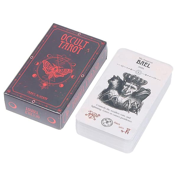 Occult Tarot 78 Divination Cards Deck Divination Berätta Framtiden Leksak Brädspel