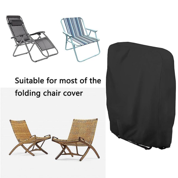 Outdoor Folding Reclining Chair Rattan Lounger Cover