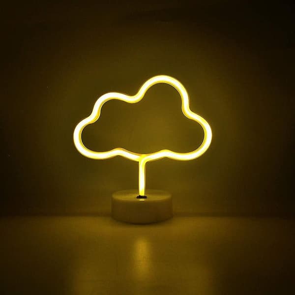 Led Ananas Neon Skylt Luau Sommarfest Dekoration Warm White cloud