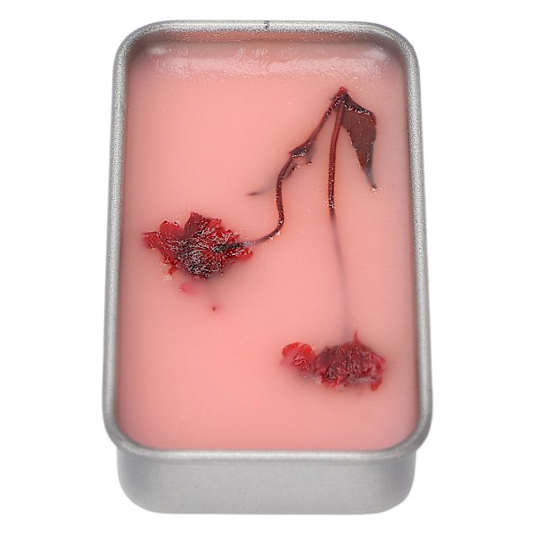 - Vit te fast balm för kvinnor - Persikoblomdoft, 12g Bärbar och elegant