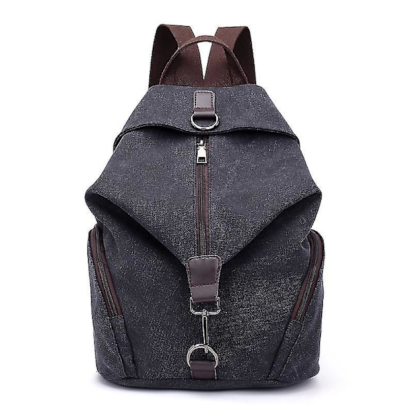 Fashion anti-theft canvas backpack for women retro large capacity backpack