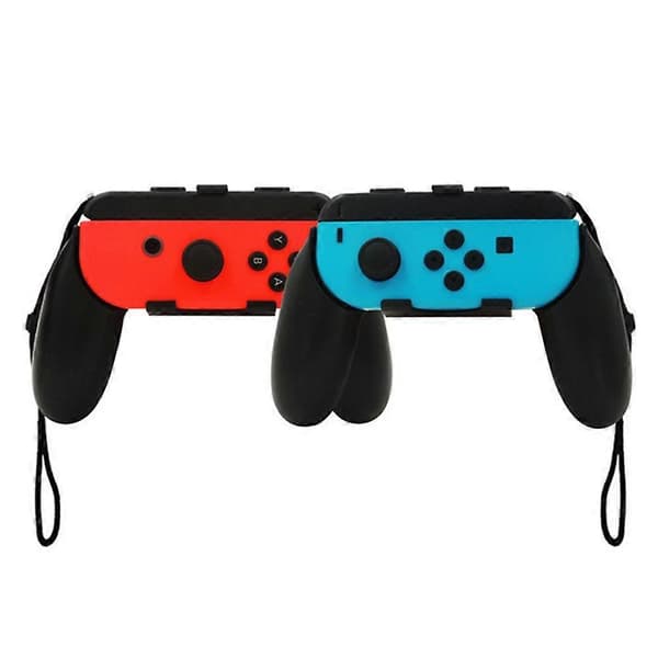 2-pak Lille håndtag håndgreb NS spilhåndtag Holdbart håndtag Controller Grip Kit til Switch konsol håndtag kit Håndtag holder Black
