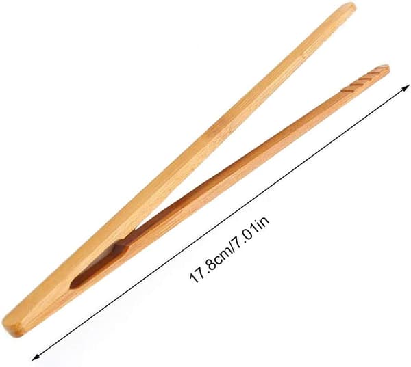 Köksångar för matlagning av te, 12 stycken köksångar i bambu, teångar i trä, bambuångar, bambuångar