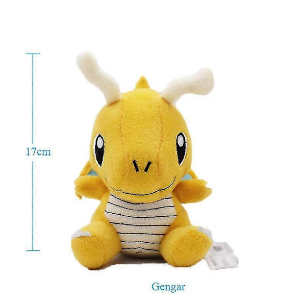 40 stilar Anime Docka Poliwag Bulbasaur Charmander Lapras Snorlax Plysch Leksak Julgåva Till Barn 17cm Dragonite