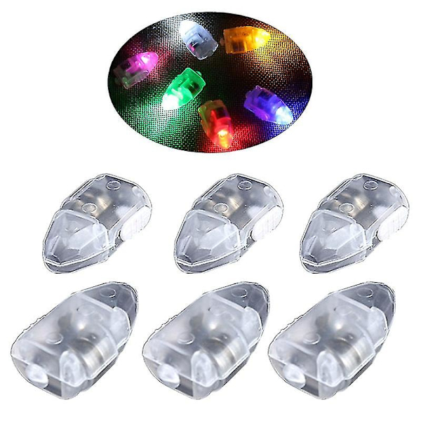 50 st Led Ballonglampa med Strömbrytare Färgväxlande Batteridriven Ljusstark Lykta Veke Fest Minilampa för Hem Jikaix Multicolor