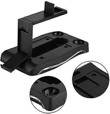Ladesation til PS4 VR, 4 i 1 VR Headset Stativ med 2 Gamepad Controllers Ladestav til PS4 VR PS Move