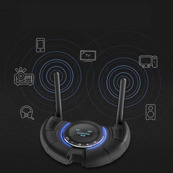 120M Bluetooth-kompatibel Sender Modtager APTX Spdif Optisk Lydadapter