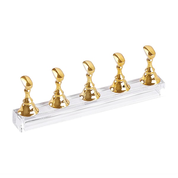Sraith Cram Ingne Akryl Negle Display Stativ Negle Tip Holder Magnetisk Negle Praksis Stativ Fingernegl B