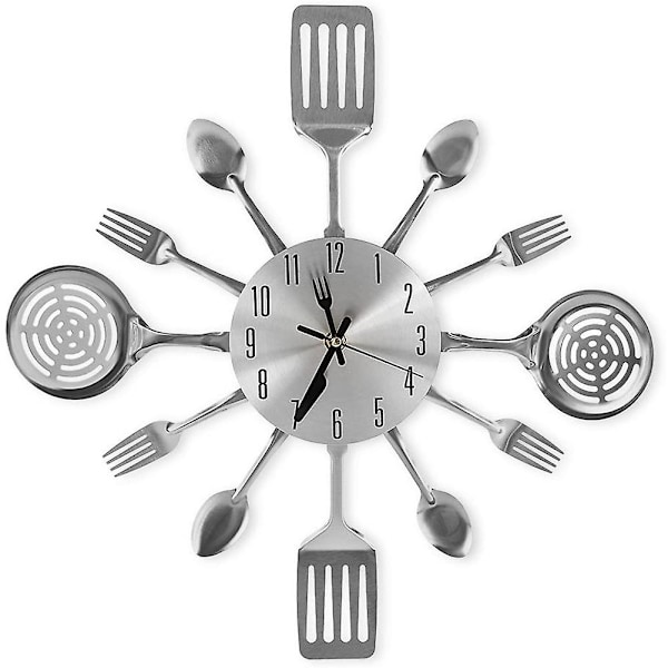 Large Kitchen Wall Clocks With Spoons And Forks,great Home Decor And Nice Gifts,wall Clock Tablewar