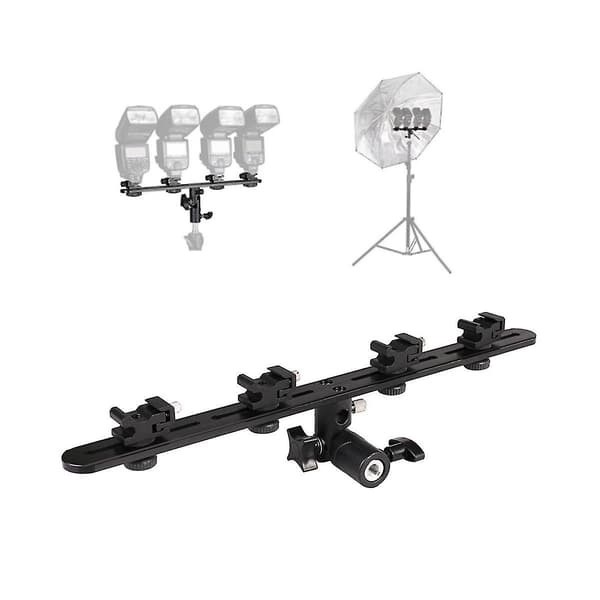 Flash Base Reflektor Flash Guide Fotografi Fylllys Stativ Telefon Multi-posisjon Live Streaming Skyvestativ, b