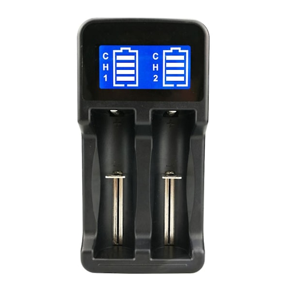 18650 26650 16340 Batterilader Intelligent LCD-indikator for A/AA/AAA/AAAA