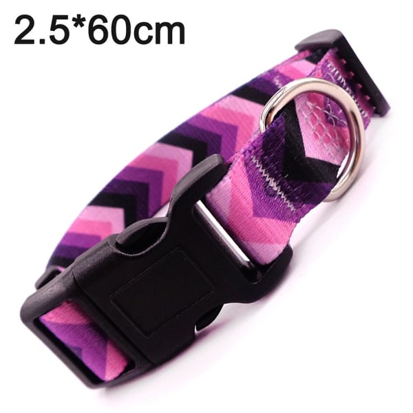 Camouflage Nylon Collar With Black Durable Metal Hardware