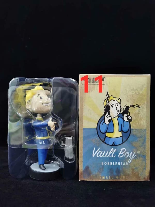 Fallout Vault Boy Bobble Head PVC Actionfigur Samleobjekt Modellleketøy Style 11