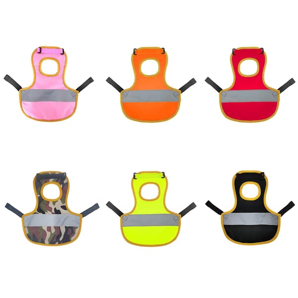 Reflekterende Kyllingsele Høne Saddel Forklæde Justerbar Høne Reflekterende Vest Red