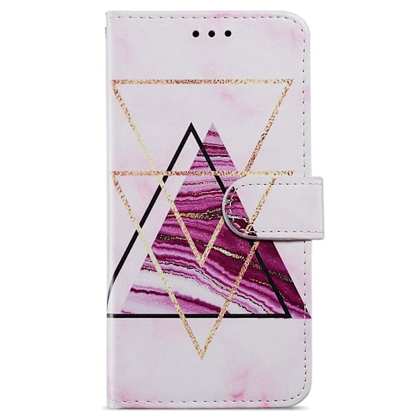 Til Samsung Galaxy A05s 4g Pung Etui Pu Læder Mønster Tryk Telefon Cover Tri-color Marble