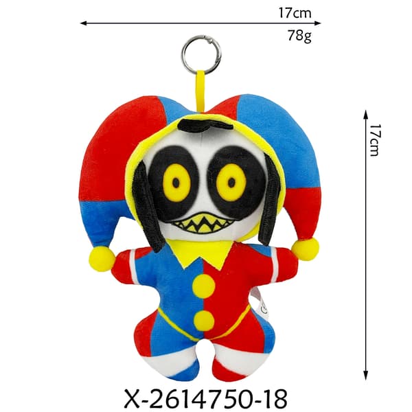 Upea digitaalinen sirkus Jax Burger -pehmolelu Dark Circle Clown - Unable to tablet