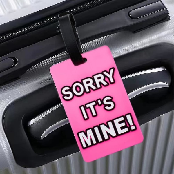5 st bagagebrickor resväska bagagebrickor, söta säkra bagagebrickor resväska taggar för bagage och resväskor
