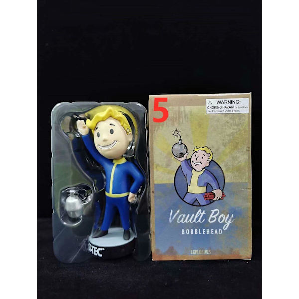 Fallout Vault Boy Bobble Head PVC Actionfigur Samleobjekt Model Legetøj Style 5