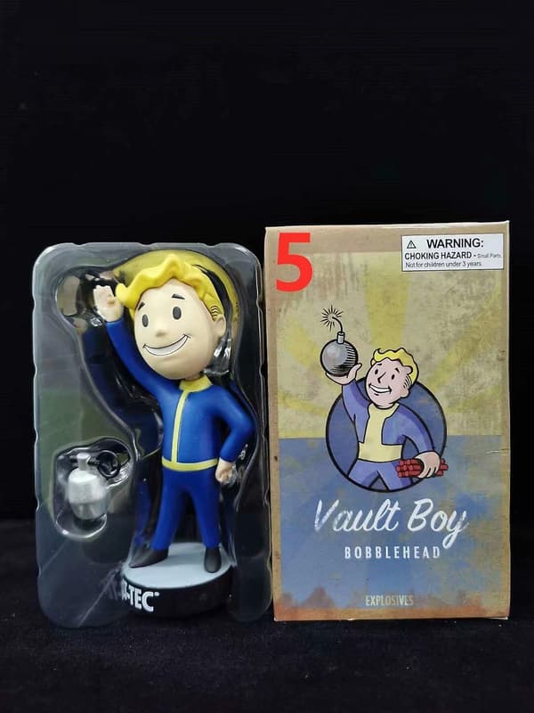 Fallout Vault Boy Bobble Head PVC-toimintahahmo Keräilymallilelu Style 5