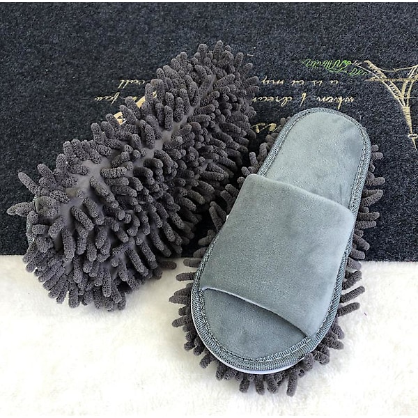 Mop Slippers Lazy Floor Foot Socks Shoes Quick Polishing Cleaning Dust Slippers