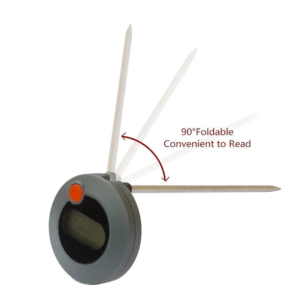 Kjøkkentermometer Mattermometer Raskt Instant Read Digitalt Mattermometer Med Magnet For Grilling Bbq Steak Baking Brød Ca