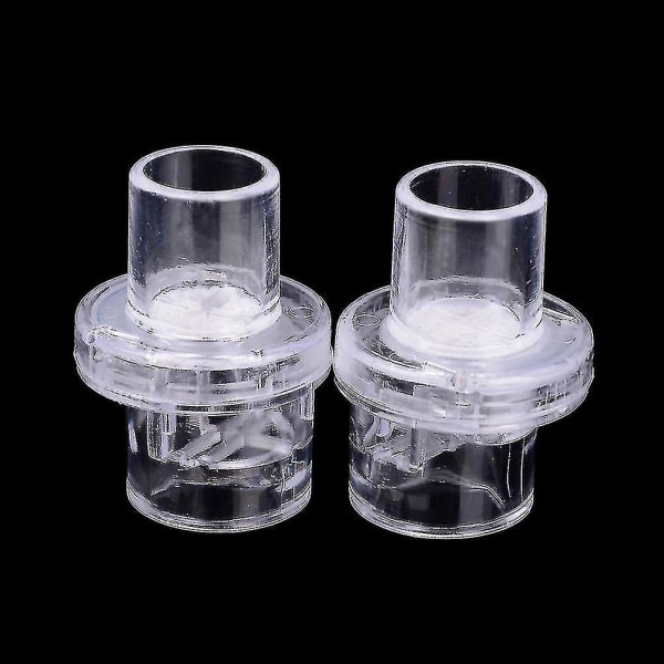 10pcs/set Disposable One-way Cpr Mask Training Valves Mouthpieces Micromask Blue