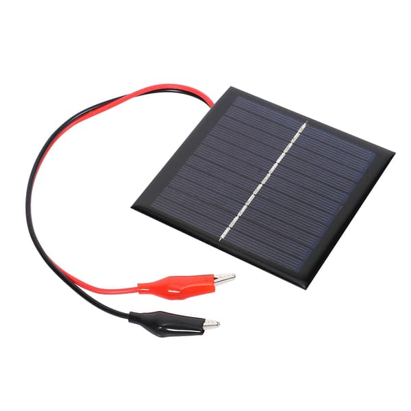 1w 5.5v Solcell Epoxy Polykristallin Solpanel+klämma För Laddning Av 3.7v Batterisystem Leksak Led