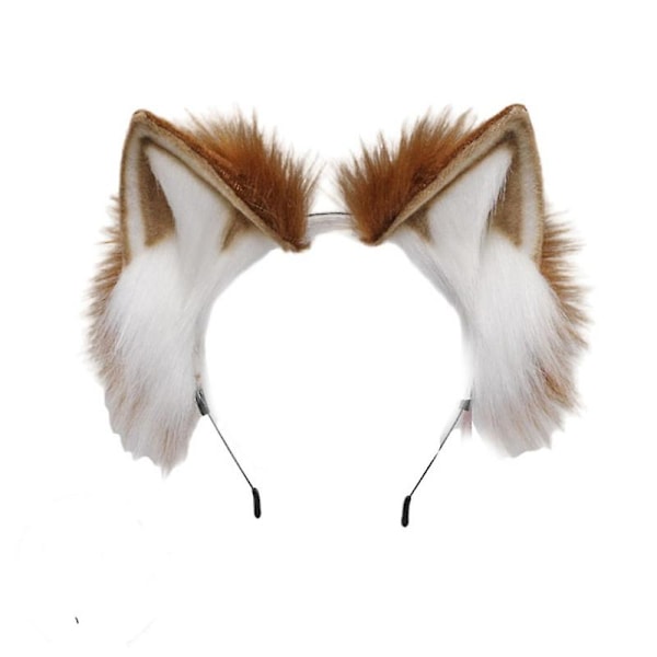 Käsintehtyjä Kissan Korvia Cosplay, Eläinpannat, Kettu Susi Eläinten Korvat, Puku Päällysvaatteet Halloween Puku color 5