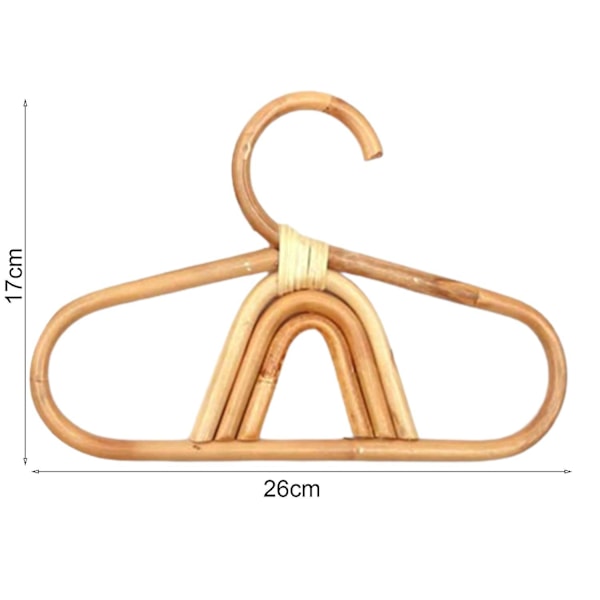 Barnehenger Regnbue Måne Sol Design Sklisikker Rotting Skjerf Klær Hengerstativ for Skap 3