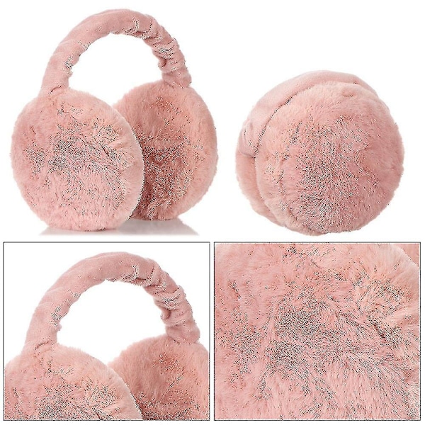 Mjuka Plysch Öronvärmare Unisex Vinter Varma Öronmuffar Utomhus Kallsäkerhet Öronmuffar C Coffee