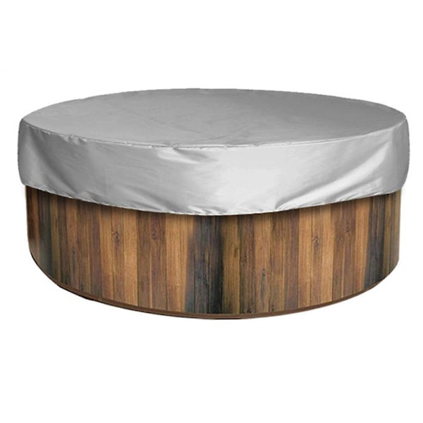 Utomhus Badkarsskydd Runt Hot Tub Takskydd Vattentätt Tält Dammskydd Belagt Med Silver För Att Förhindra Regn grey 160X90cm