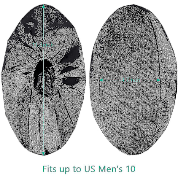 10 Par Återanvändbara Halksäkra Skoskydd
