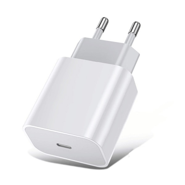 iPhone-laddare - snabbladdare - adapter + kabel 20W vitt paket iPhone 1 piece