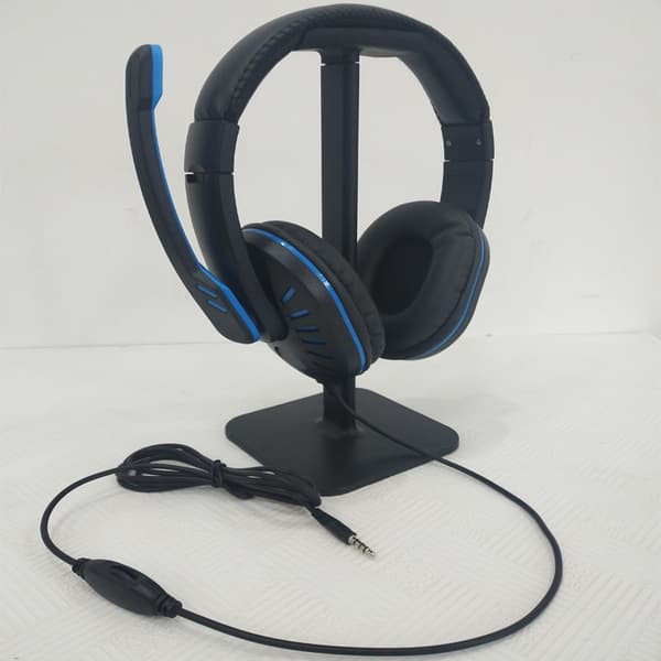 Over-ear gaming-hovedtelefoner, komfortable, multifarvet sort