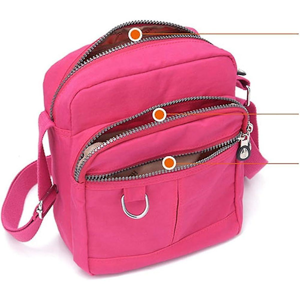 Casual Nylon Handväska Crossbody Väska Vattentät Axelväska För Kvinnor