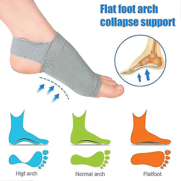 Bandage Arch Support Brace Plattfot Arch Collapse Ortopediska Dynor Korrigerare