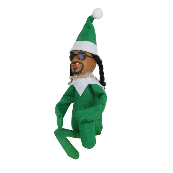 Snoop On A Stoop Elf Julenisse Svart Dukke Snoop On A Stoop Elf A