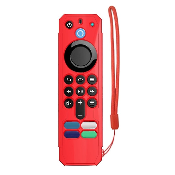 Suojakotelo Alexa Voice Remote 3rd Gen Remote -kaukosäätimelle kestävälle suojakotelolle Red