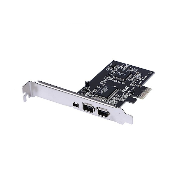 PCI-e 1x til 16x 1394 DV Video PC Capture Udvidelseskort med 6-pins til 4-pins til Firewire PCIe Kort Desktop Computer