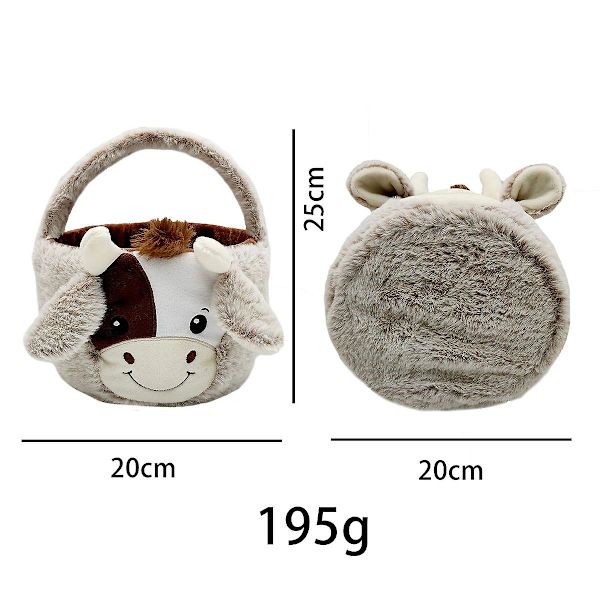 Plush Ko Easterkorg Plush Ko Easterkorg Plyschdocka Cow