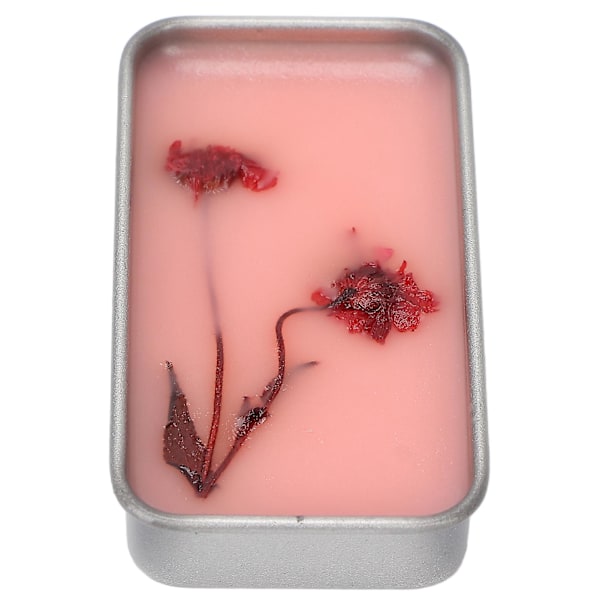 - Vit te fast balm för kvinnor - Persikoblomdoft, 12g Bärbar och elegant