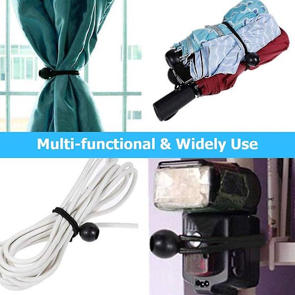 30 Pcs Bungee Cord Rubber Bungee Cord With Bungee Ball For Tarp