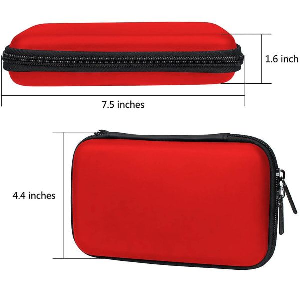 Bran Waterproof Memory Card Housing, Developed For External Hard Drives, Usb Sticks And Power Banks Red